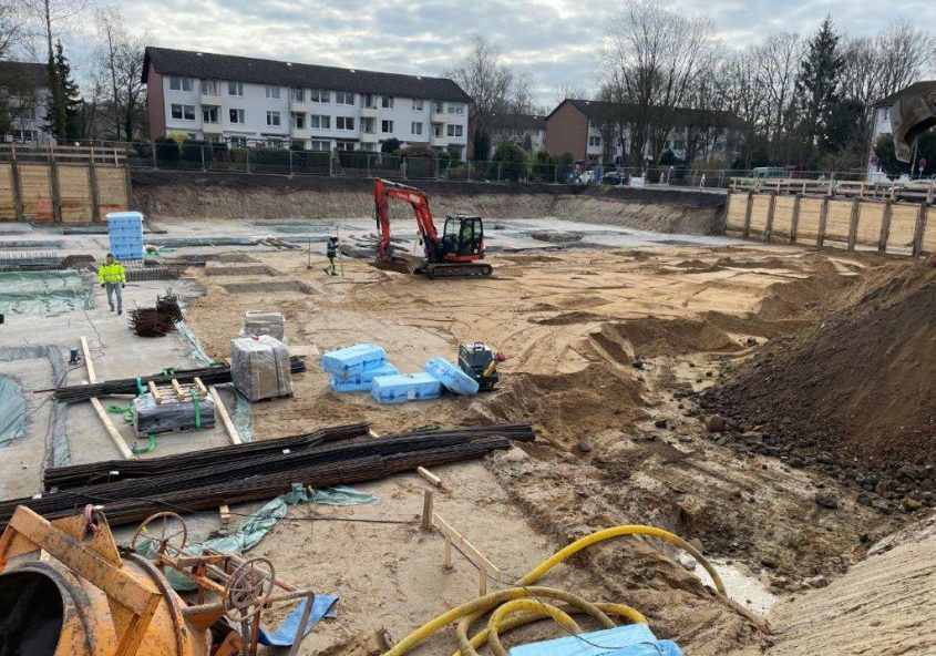 Baugrube-Baustelle-Stüffelring